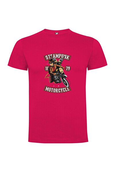 iLovePrints Steampunk Rider Revs Up Tshirt