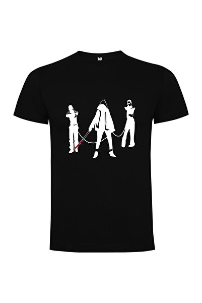 iLovePrints Monochrome Tug-of-War: Inspirations Tshirt