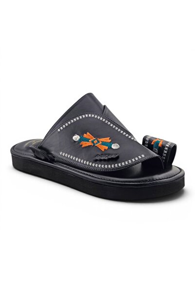 Footprint Elegant Heritage Comfort Sharqi Sandals | Embroidered Arabic Comfor...