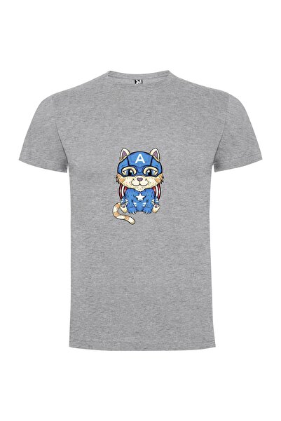 iLovePrints Captain Cat Avengers Tshirt