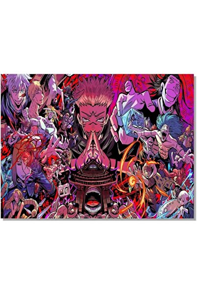 ESSESORIES Jujutsu Kaisen Fans Kids Birthday Manga Anime Poster Wall Art Room...