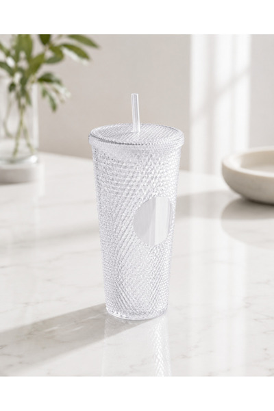 DUO LİNE HAUSEHOLD UTENSİLS Aurelis Double Layer Crystal Daily Drink Cup