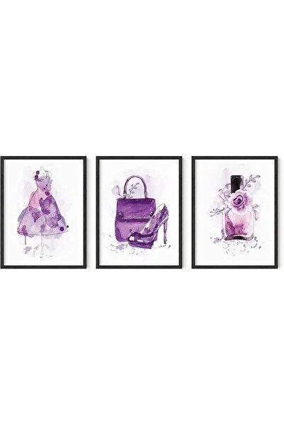 ESSESORIES Purple 3 Fashion Glam Fashion Purple Pictures Aesthetic Poster Wal...