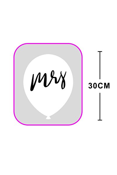 MP Mirific Party Set de 20 baloane din latex, Mrs, 30 cm