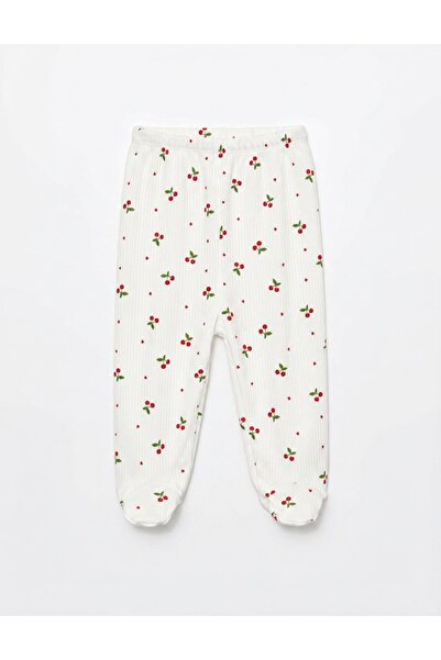 MiniKids Pantaloni cu botosei Ace Trase, Ciresele, alb-rosu