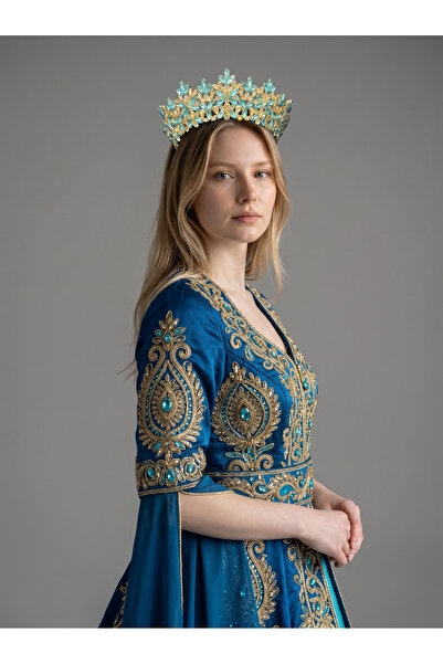 Sabek Bujiteri Golden Night Crown-Bride, Henna, Engagement, Promise, After, B...