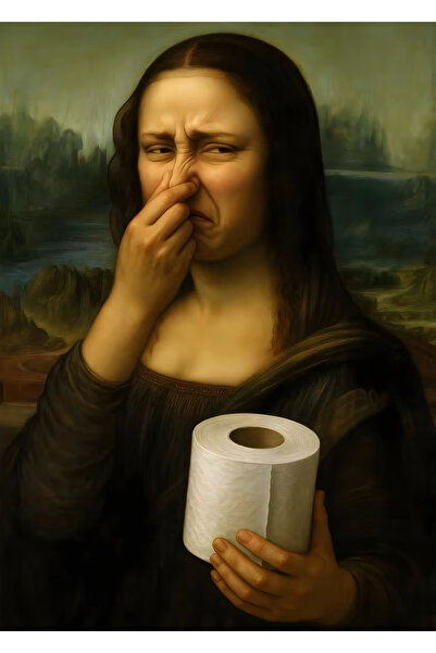 Choice20 20x30cm 7 Funny Toilet Canvas Print Poster Vintage Abstract Art Figu...
