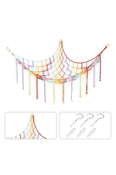 Choice 3 1Pc Toy Hammocks Wall Corner Hanging Storage Net Bedroom Corner Stor...