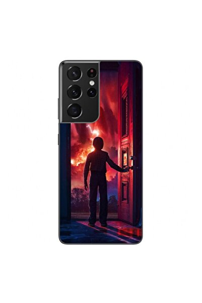 OEM Husa compatibila cu Samsung Galaxy S21 Ultra Silicon Gel Tpu Model Strang...
