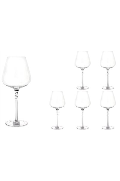 Mikasa Moor Nodes Series 6lı Kırmızı Şarap Bardağı 640ml