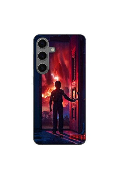 OEM Husa compatibila cu Samsung Galaxy S24 FE Silicon Gel Tpu Model Stranger ...