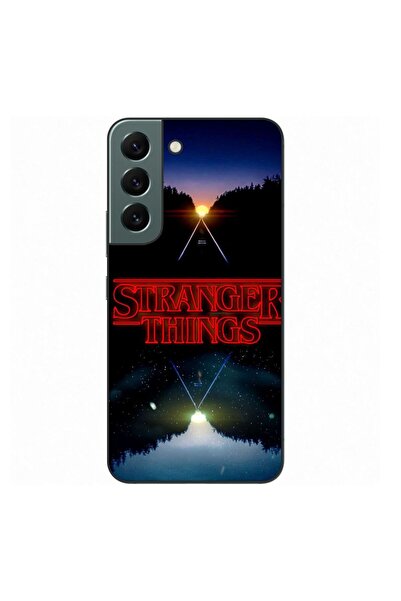 OEM Калъф, съвместим със Samsung Galaxy S22, силиконов гел TPU, с десен Stran...