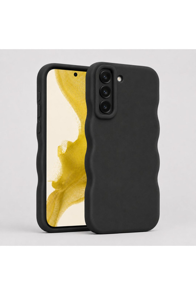 ZetGSM Husă pentru Samsung Galaxy S22, Protecție antișoc și design ondulat ti...