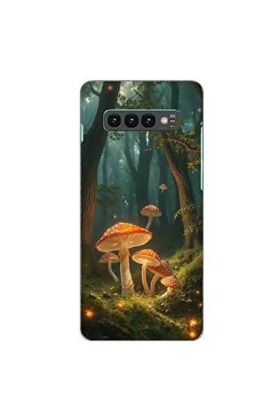 OEM Калъф, съвместим със Samsung Galaxy S10 Plus, силиконов гел TPU, с шарка ...