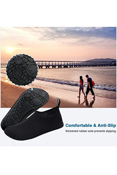 TAPIT Water Shoes for Men Women Quick-Dry Aqua Socks Slip-on Beach Shoes Swim...