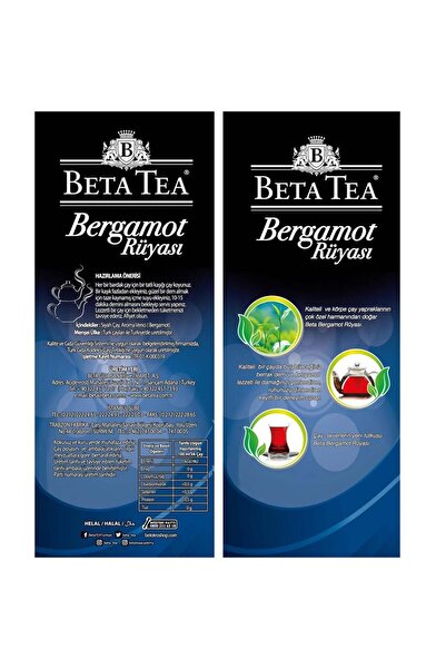 Beta Tea Beta Bergamot Rüyası Türk Çayı 200Gr