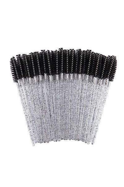 Choice3 Black-100PCS 100 Pcs Crystal Eyelash Brush Disposable Mascara Wands E...