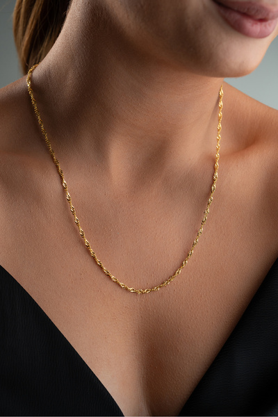 Silvano Jewelry 925 Ayar Gümüş Singapur Zincir Kolye