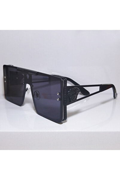 Choice4 black New stylish sunglasses with oversized frames, trendy metal desi...