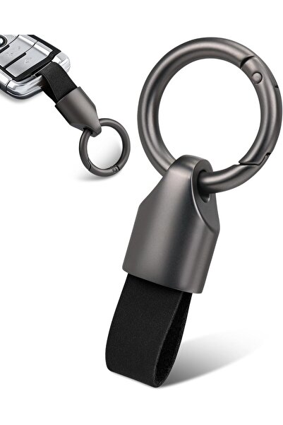 Choice1 black Zinc Alloy Key Chain Leather Keychain for Car Multifunctional K...