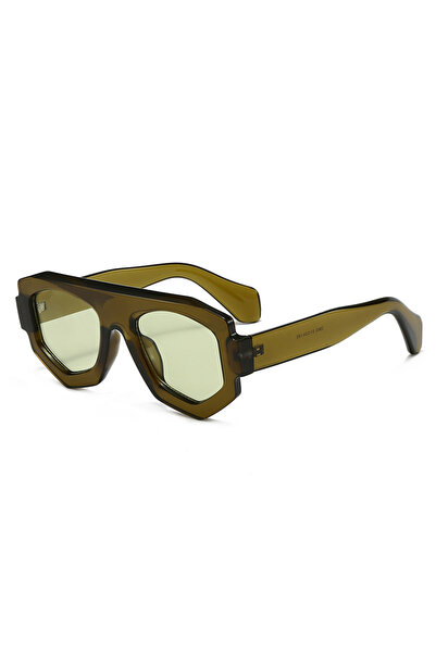choice2 WHITE Green Green Designer Women Sunglasses Fashion Oversized Irregul...