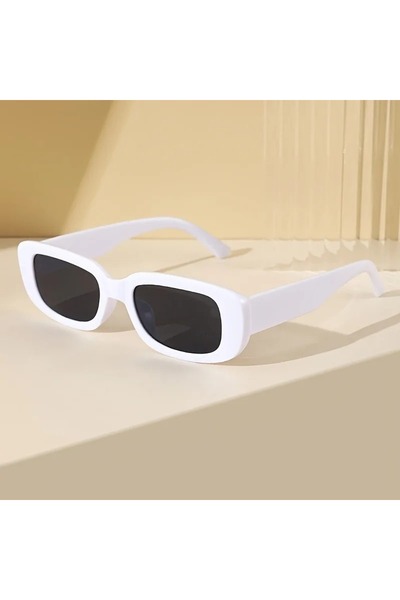 Choice4 white Square Eyewear Fashion Vintage Sunglasses Women Brand Designer ...