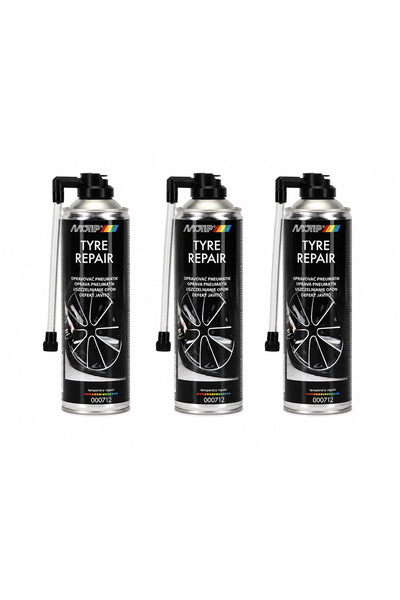 Motip Set 3 Bucăți Spray Reparare Pană Tyre Repair 500 ml – Soluție Rapidă pe...