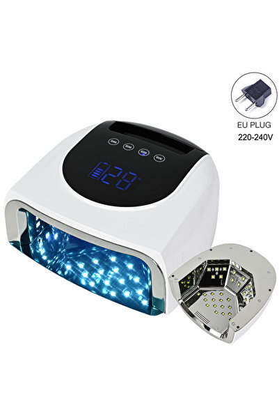 choice2 X30DD White EU Rechargeable 96W Nail Lamp with Mirror Reflective Base...