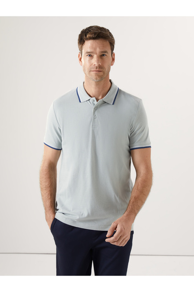 LC Waikiki Tricou pentru bărbați cu mânecă scurtă cu gât polo