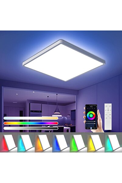 Dotail Plafonieră LED, 36W, 3600 lm, Temperatură de culoare reglabilă 3000K–6...