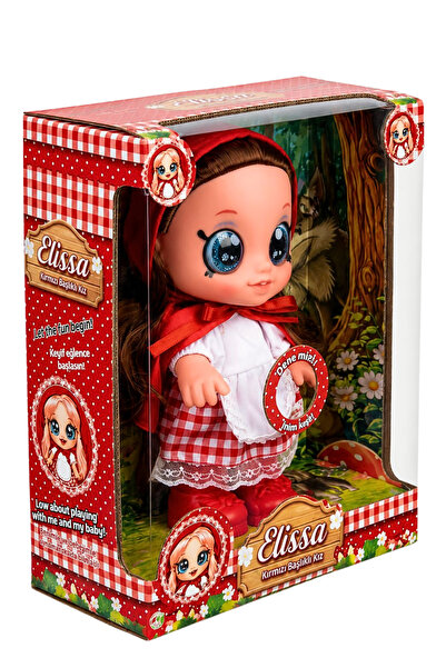 Global Toys Elissa Kırmızı Başlıklı Kız Hikaye Anlatan Et Bebek