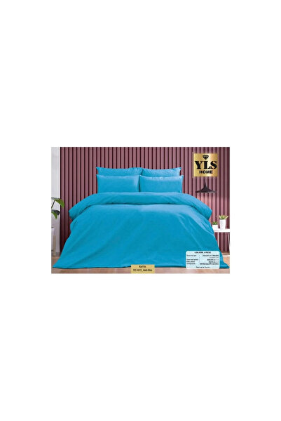 yls home Lenjerie pentru pat dubla 4 piese, 2 persoane , 220X240 cm