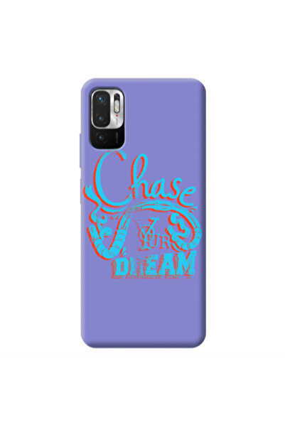 Other Xiaomi Redmi Note 10 Pro 5G Chase Your Dream Purple Colored Silicone TP...