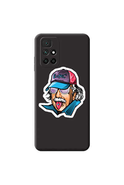 Other Xiaomi Redmi 10 2022 Einstein Black Colored Silicone TPU Θήκη