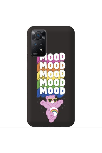 Other Xiaomi Redmi Note 11 4G Mood Black Colored Silicone TPU Θήκη