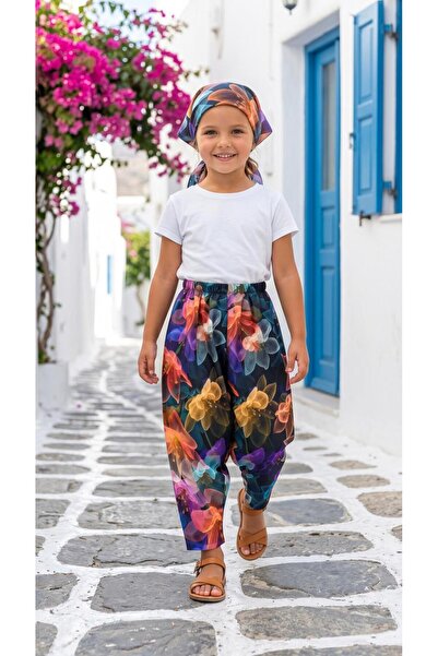Esterella Girl's Elastic-Waisted Shalwar / Girl's Regional Style Shalwar