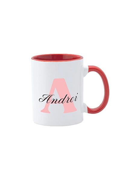 AFFIX THE DIFFERENT PERSPECTIVE Cana personalizata, alba cu interior si maner...