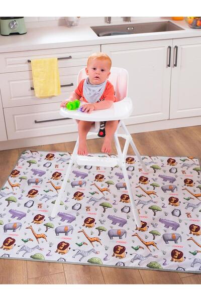 Minimono Mama Sandalyesi Altı ve Aktivite Bakım Örtüsü 145x120cm - Standart