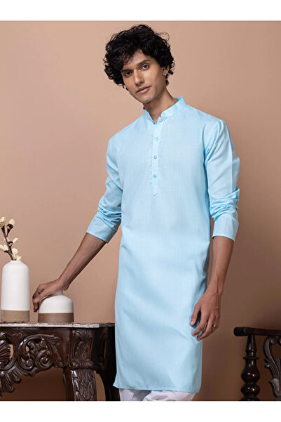 Devoiler Mens Plain Cotton Kurta Set