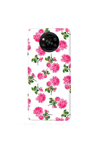 Other Xiaomi Poco X3 Pro Roses White Transparent Silicone TPU Θήκη