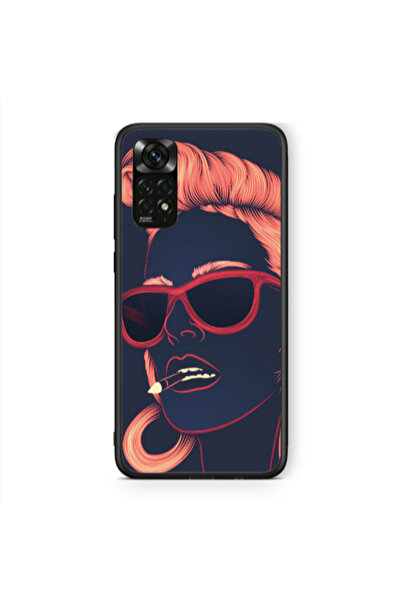Other Xiaomi Redmi Note 11 Pro 5G Girl retro Black Glossy Θήκη