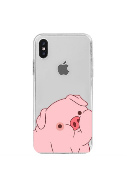 Other Apple iPhone Xs Piggy 1 Transparent Silicone TPU Θήκη
