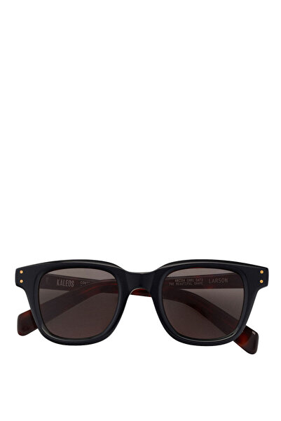 Kaleos Larson Black Acetate Unisex Sunglasses