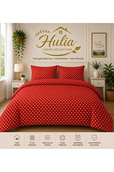 hulia home Ranforce Elastic Sheet Bedding Set Double Size Cotton Soft Texture...