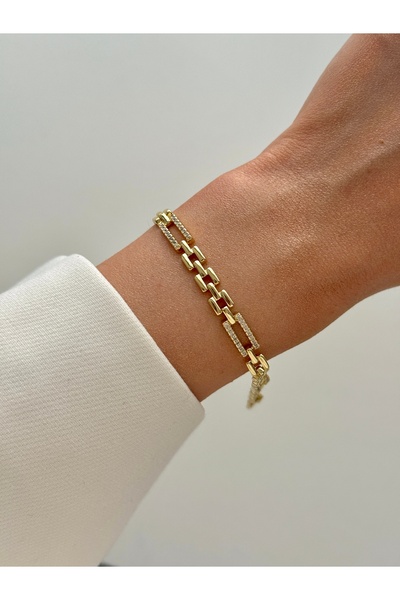 YOUES JEWELRY CM Lux Premium Jeweler Model Bracelet Colorfast Women's Bracelet