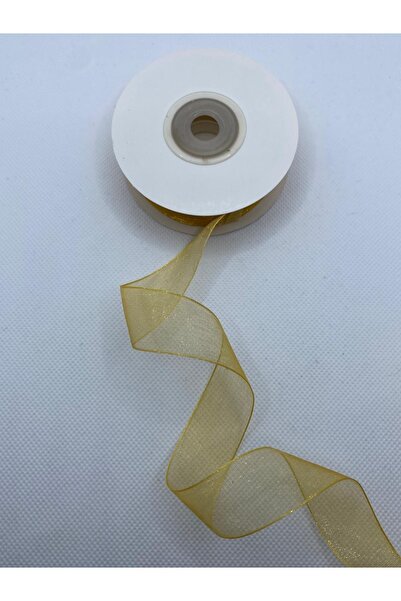 Öztürk Tuhafiye Organza (Organze) Ribbon 1cm X 25 Meters 1 Piece. Color:
