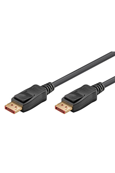 goobay καλώδιο DisplayPort 74760, 16K/60Hz, 80 Gbps, 1m, μαύρο
