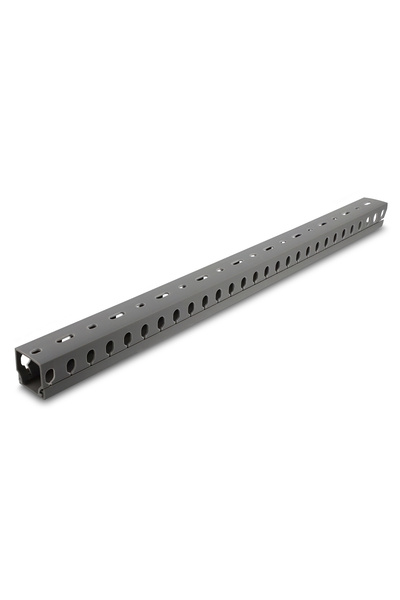 DELOCK cable management 22028, πλαστικό, 30x30mm, 1m, γκρι