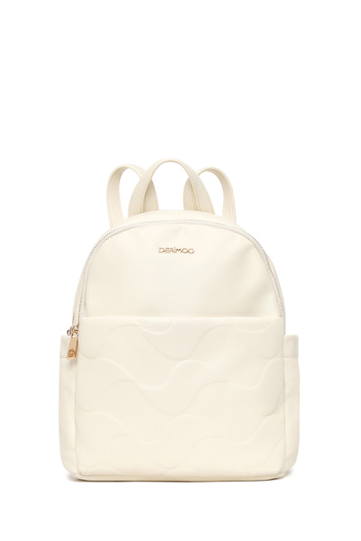 Derimod Rucsac de damă cu imprimeu crem 26SBD255618