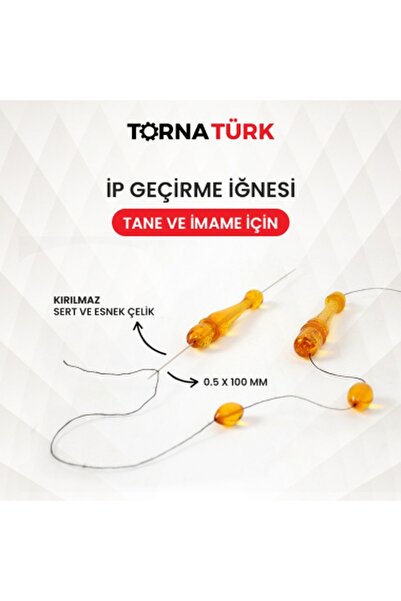 Torna Türk Tane ve İmameye İp Geçirme iğnesi - 1 Paket - 1 Adet